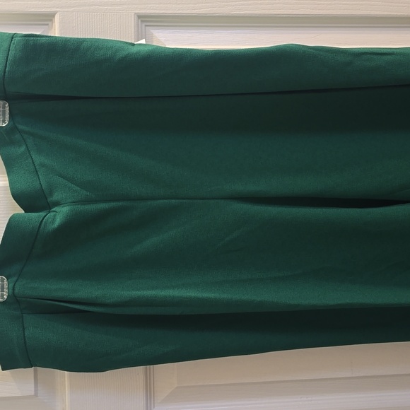 Bar III Emerald Green Elastic Back Waist Trouser Pants Size Slit Pockets XXL NWT - Picture 2 of 7